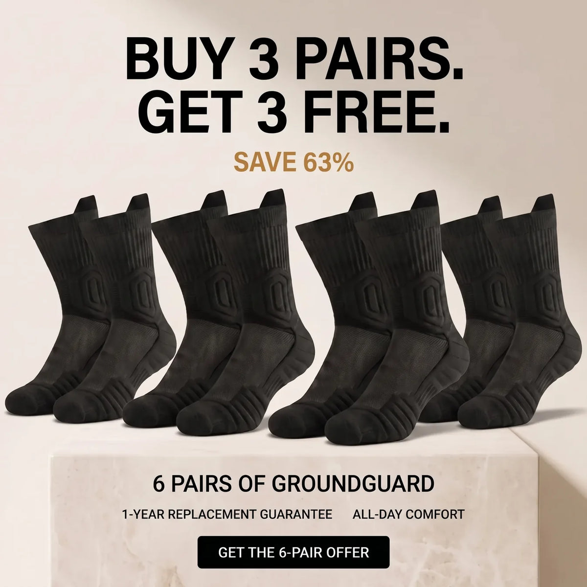 GroundGuard™ Work Socks - Extra Pair